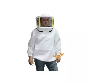 Куртка бджоляра коттон з маскою з металевою сіткою